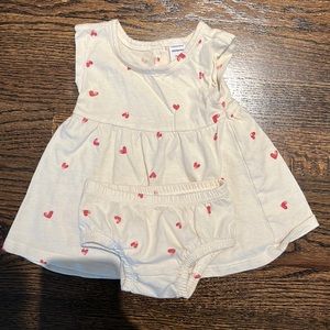 Nordstrom Newborn Dress w/ matching bloomer